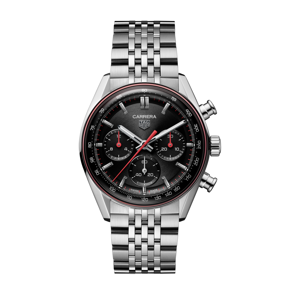 T. H. Carrera Black 41 mm Steel