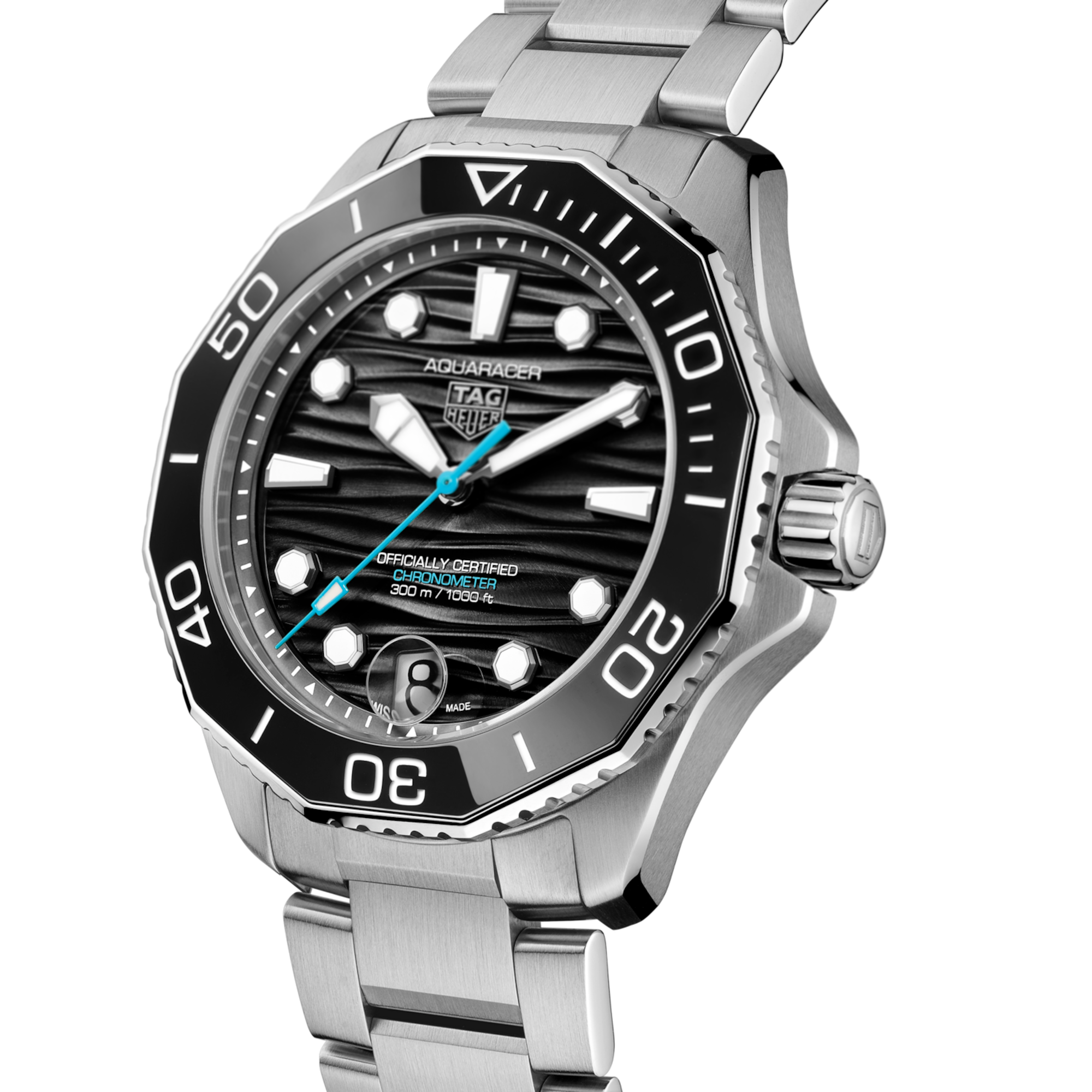 T. H. Aquaracer Professional 300 Date Black 42mm