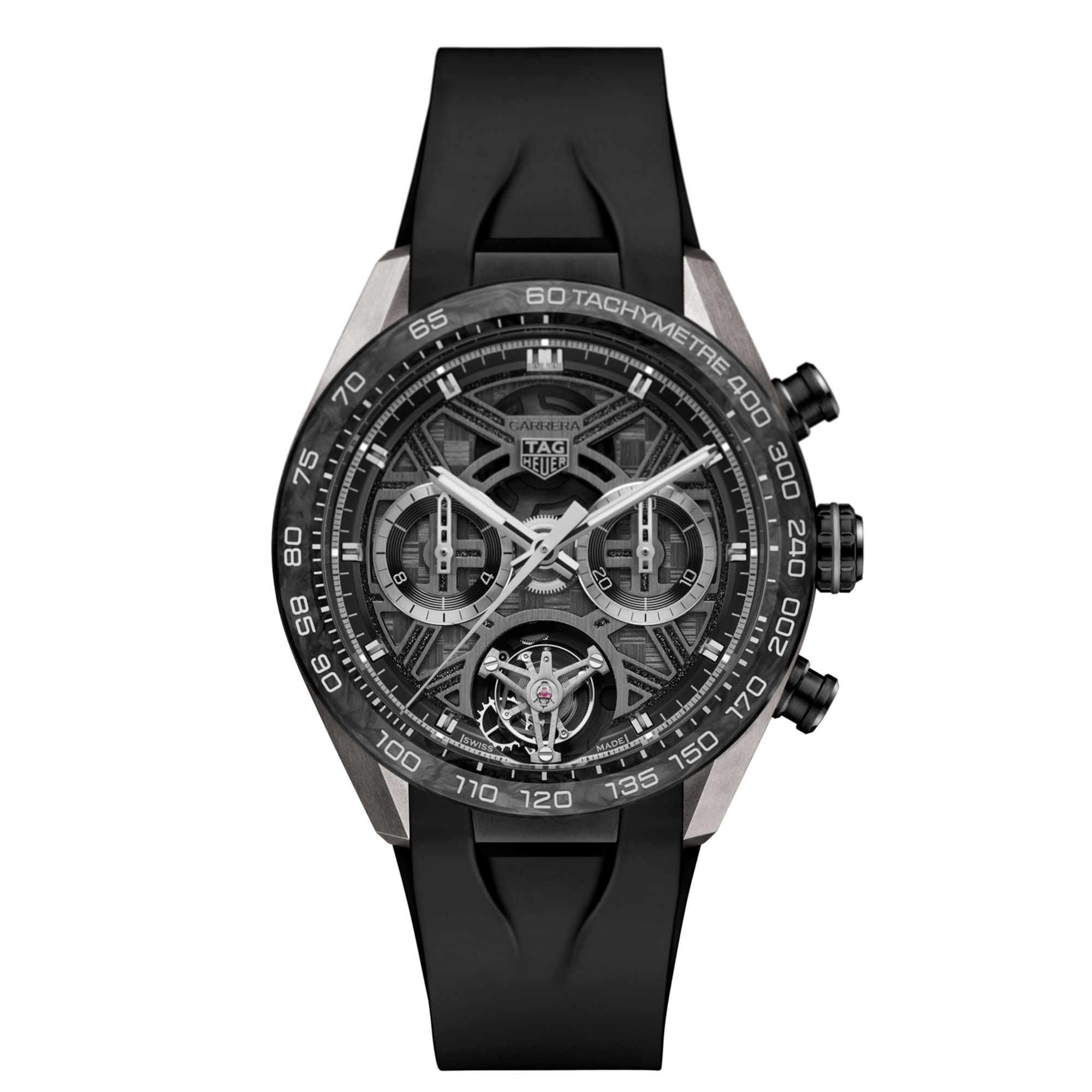 T. H. Carrera Tourbillon Extreme Sport 44 mm Black