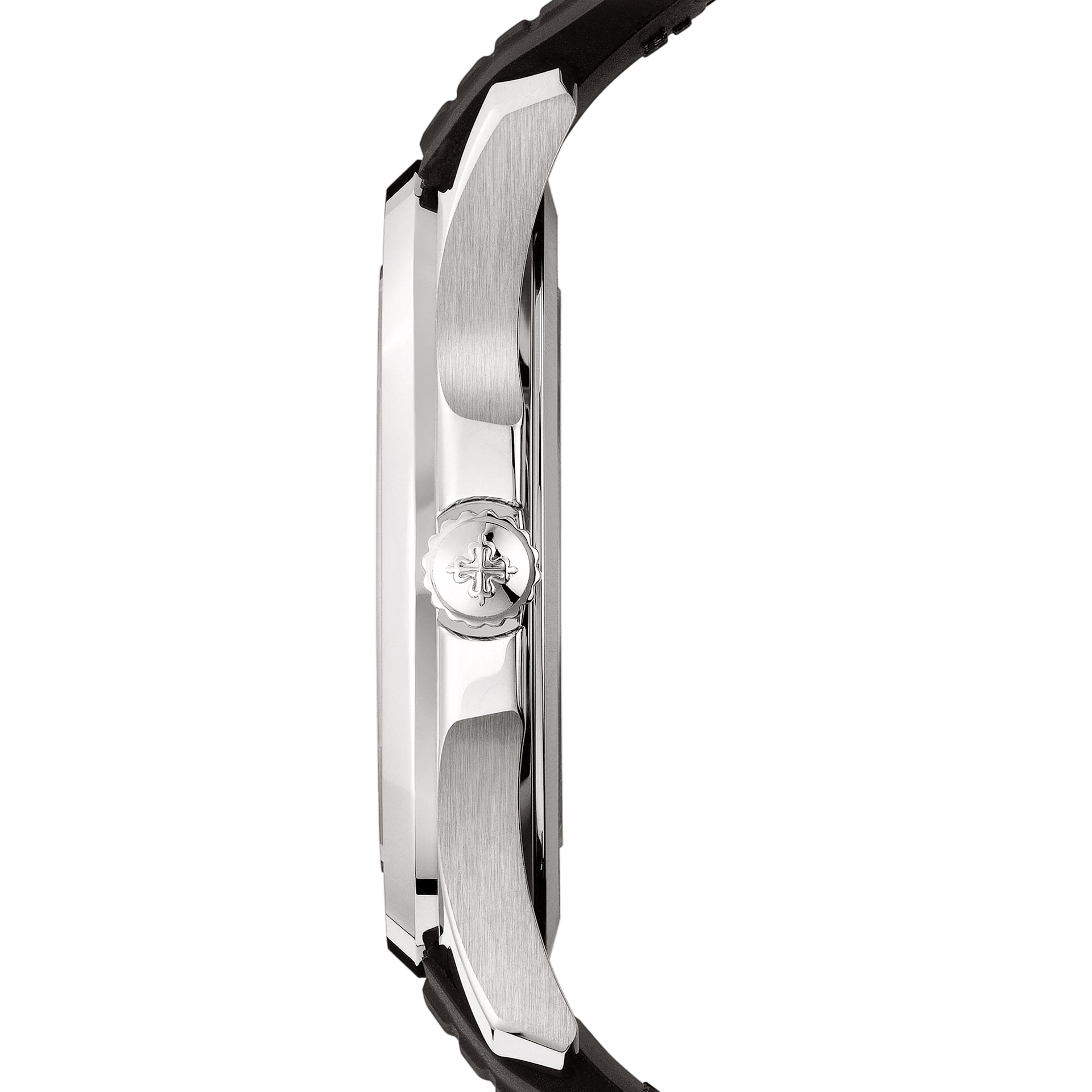 Aquanaut Date Black Strap Stainless Steel