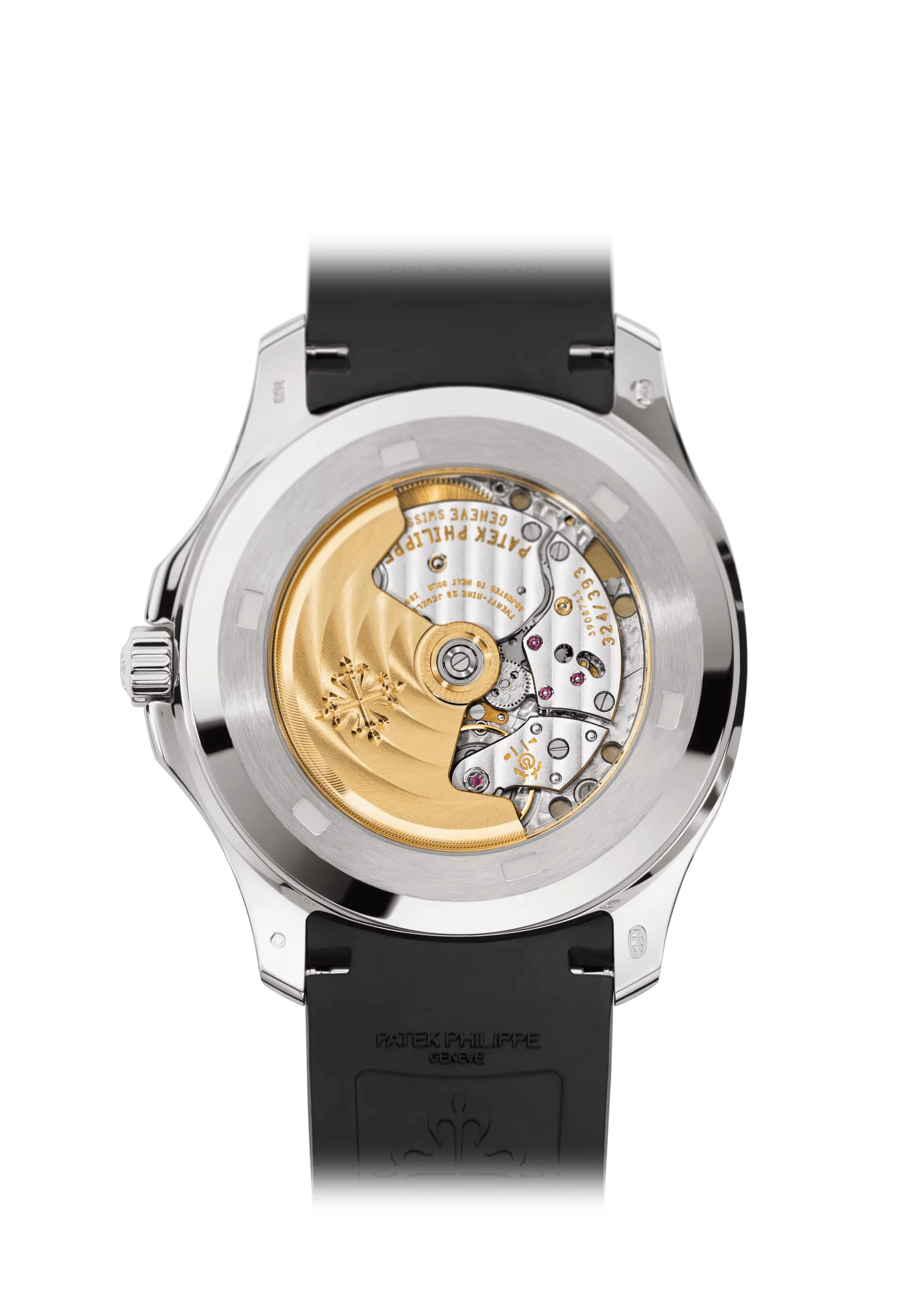 Aquanaut Date Black Strap Stainless Steel