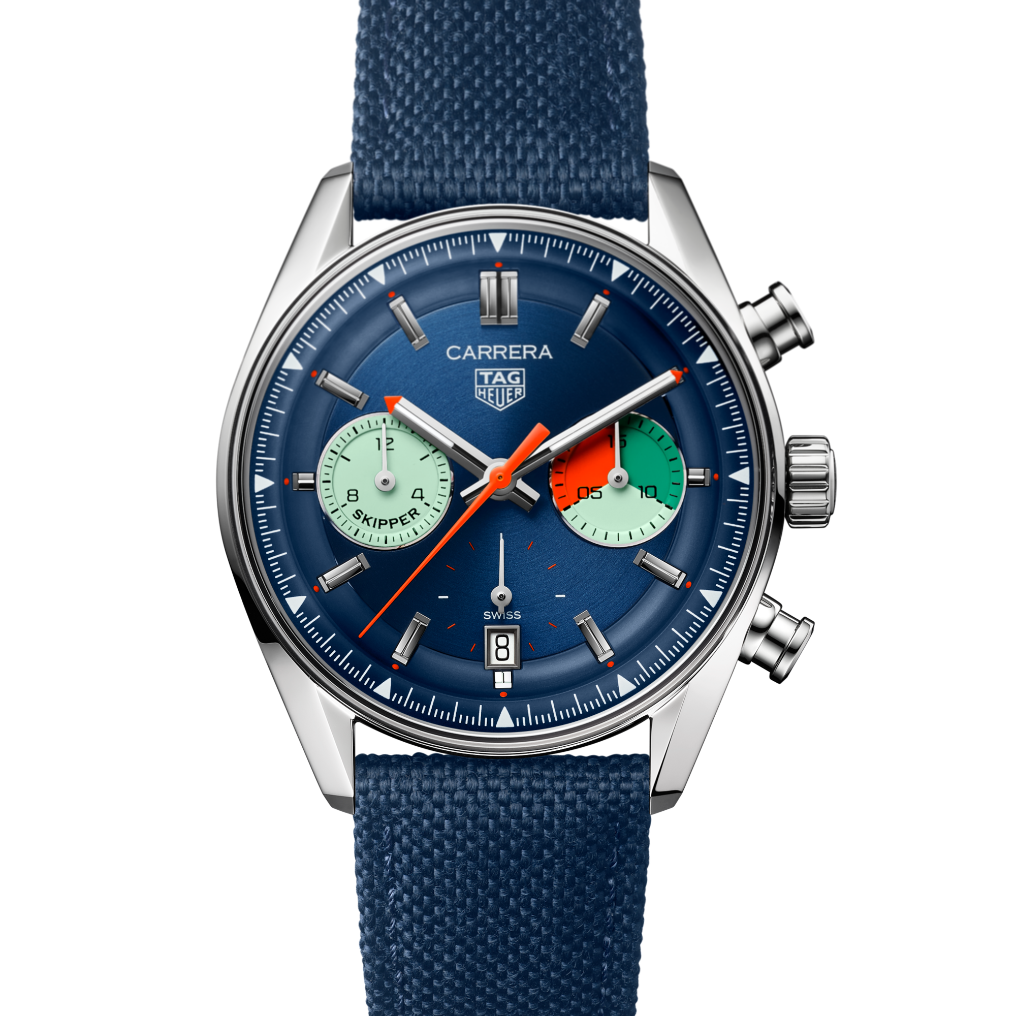 T. H. Carrera Skipper Silver 39 mm