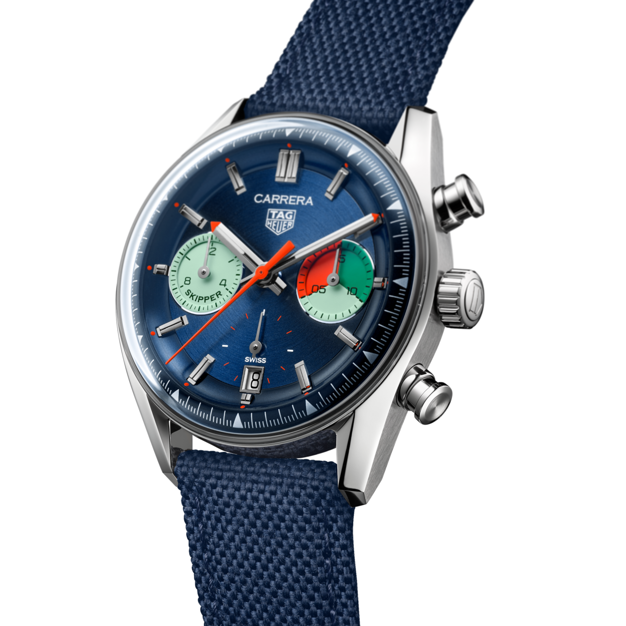 T. H. Carrera Skipper Silver 39 mm