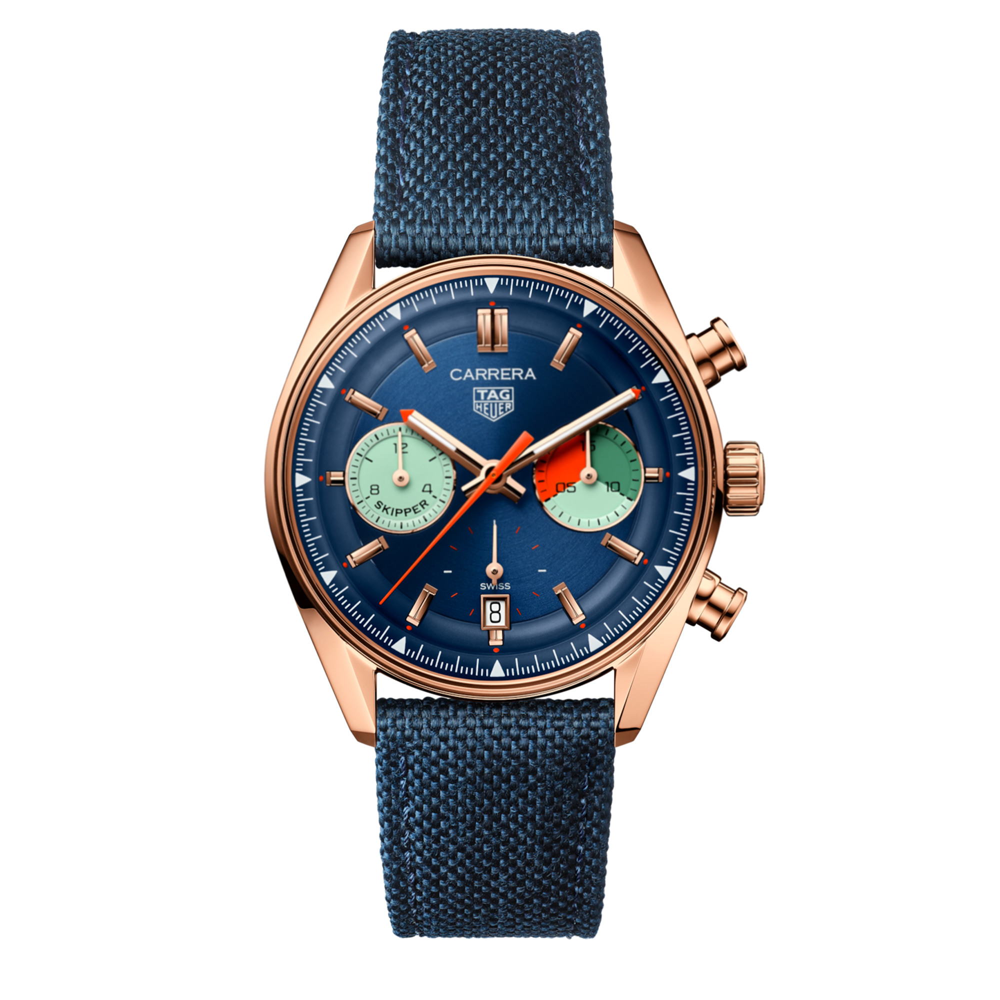 T. H. Carrera Skipper Gold 39 mm