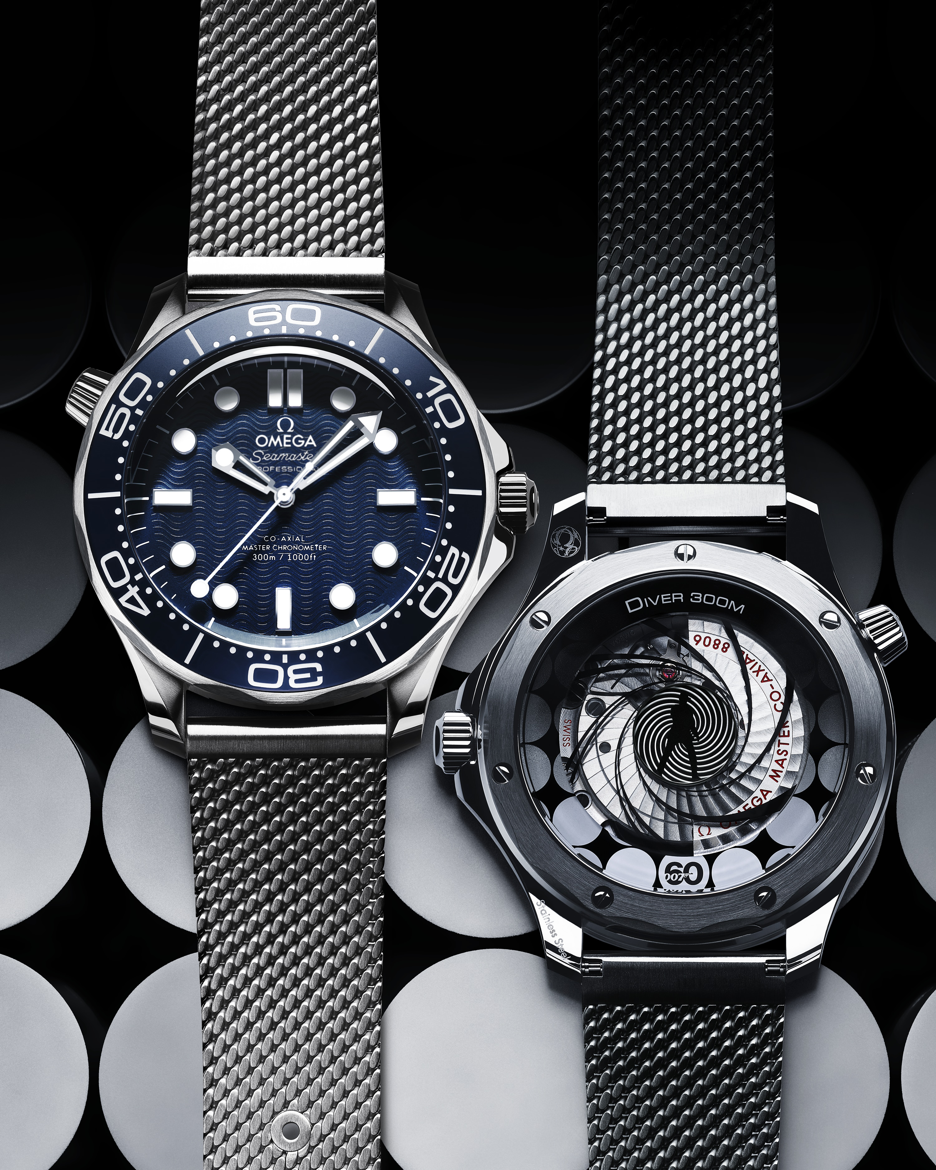Seamaster Diver 300M James Bond 60th Anniversary 42mm on Steel